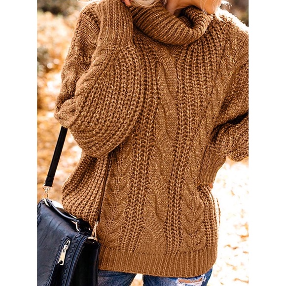 Sweaters - Ginger Turtleneck Chunky Sweater